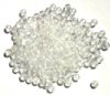 100 4mm Transparent Crystal Glass Beads